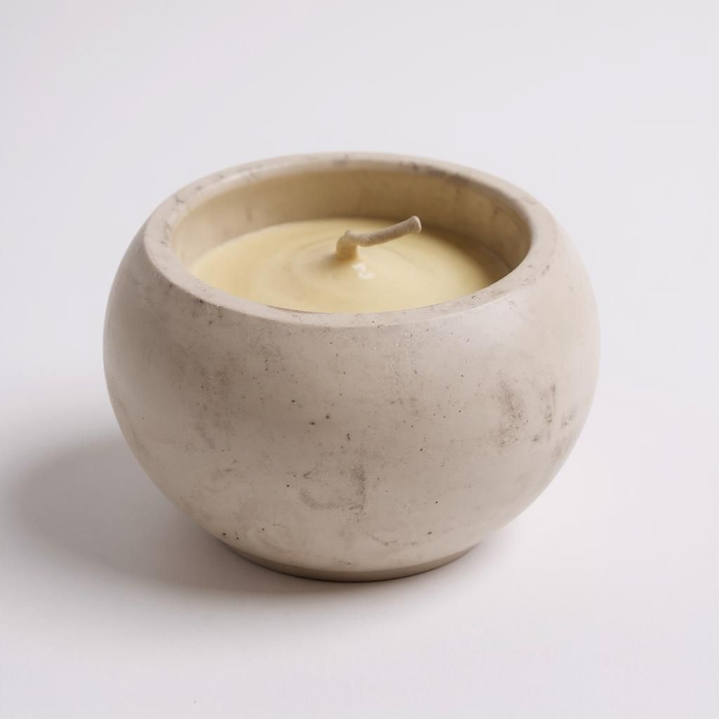 Large Palm Vessel with Soy Scented Candle