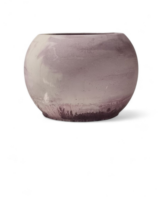 Large Palm Vessel with Soy Scented Candle