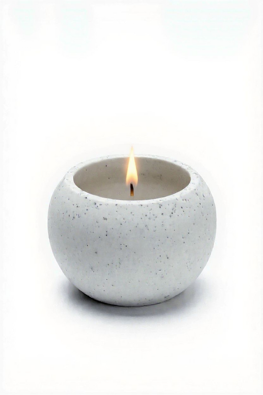 Large Palm Vessel with Soy Scented Candle