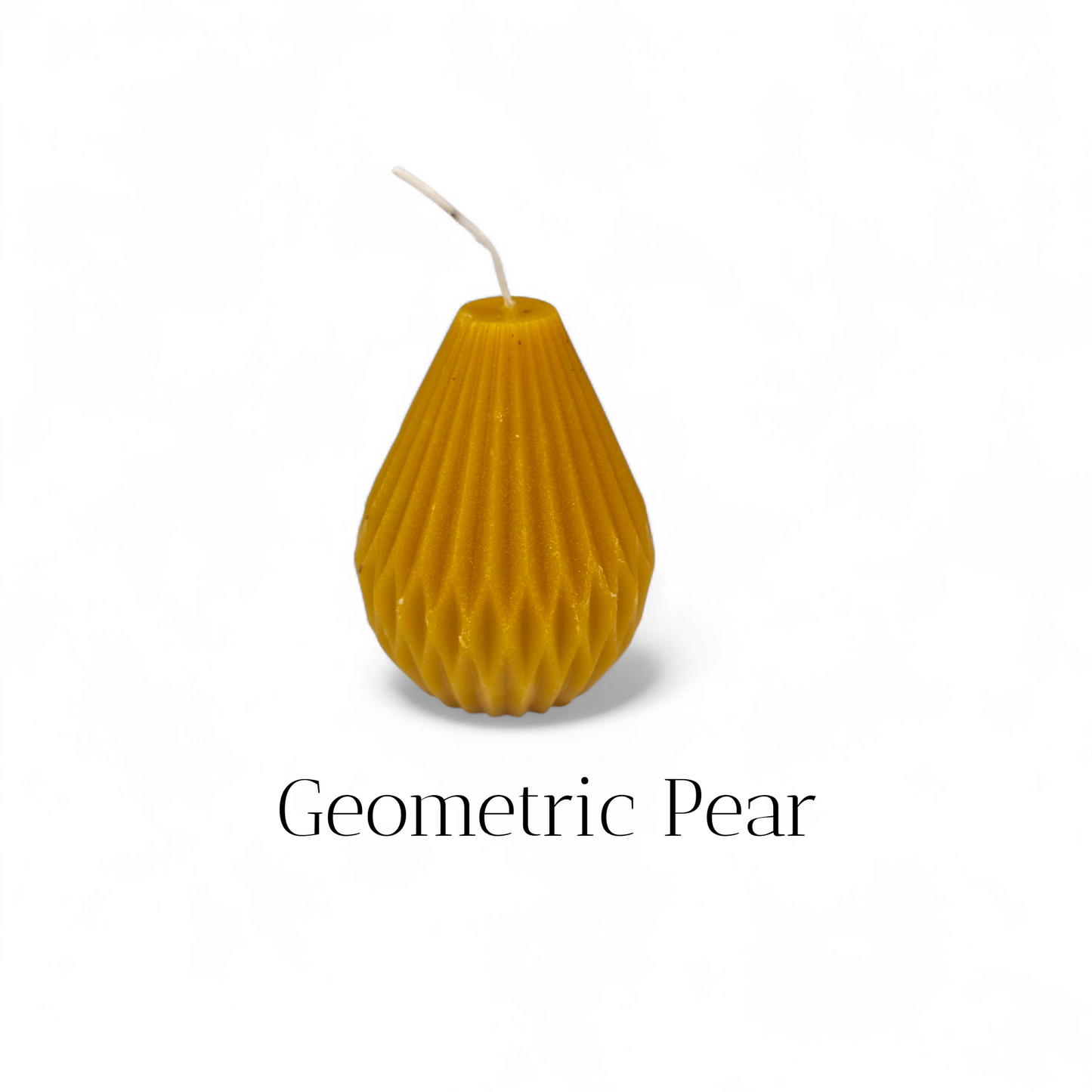 Beeswax Geometric Pear